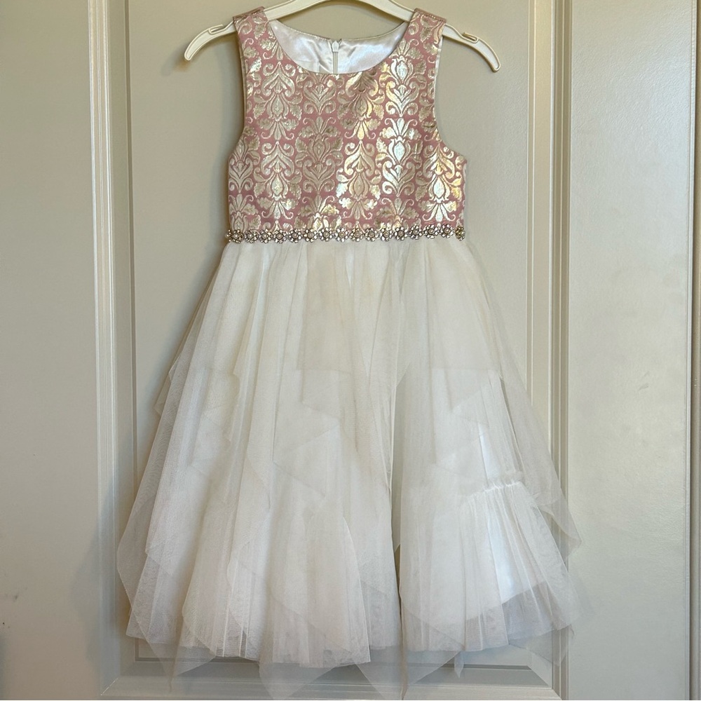 6X American Princess Handkerchief Hem Dress